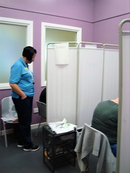Foot care room